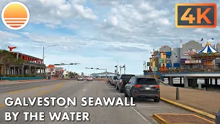 Seawall in Galveston, Texas, going the other direction.