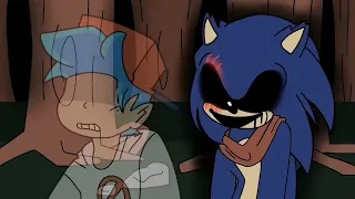 Huggy wuggy and andy vs Sonic  exe  FNF animation  part 33 001 #fnf #Evalution #Fnf #shorts #status