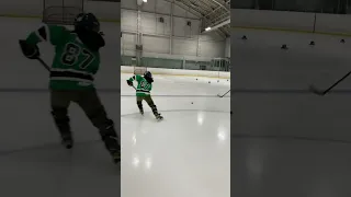 Morning Practice with Hockey Teammate - Passing while Skating