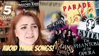 THE MOST OVERDONE AUDITION SONGS! Amy Lovatt