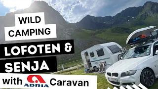 Lofoten & Senja with Caravan | Wildcampen auf den Lofoten mit dem Wohnwagen Adria Aviva 360 DD