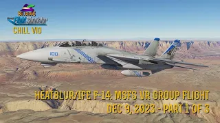 [MSFS] Heatblur/IFE F-14 Tomcat: MSFS VR Group Flight Part 1 of 3
