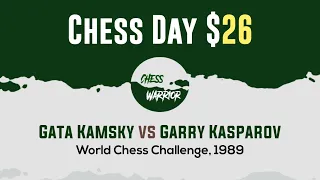 Gata Kamsky vs Garry Kasparov | World Chess Challenge, 1989