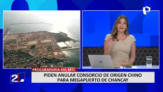 Procuraduría de MTC Pide anular consorcio de origen chino para megapuerto de Chancay