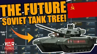 War Thunder - HOW will the SOVIET TECH TREE (GROUND) look like in the FUTURE? T-14? T-15?