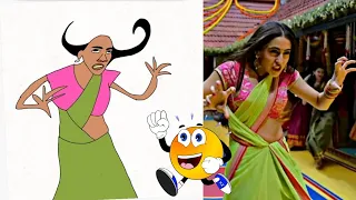 😋😘 Chaka Chak Video Drawing meme | A. R. Rahman| Sara A K, Dhanush - SD art @ animation