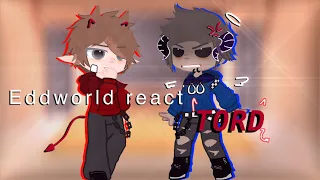 Eddworld react to the ~future~ // Tord// gacha club// reaction video ❤️💙💚🧡💜