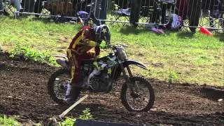 MXGP of Great Britain 2013 - Dylan Ferrandis Crash - Motocross