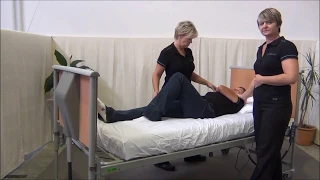 Rolling a Patient in Bed - Patient Manual Handling