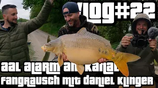 Aal Alarm am Kanal 🎣 Fangrausch mit Daniel Klinger / VLOG#22 BrockeTV