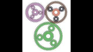 epicyclic gear set 3 planetary gears