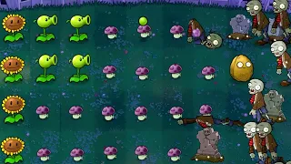 PLANTS VS ZOMBIES NIGHT LEVEL 1 AND LEVEL 2 GAMEPLAY WALKTHROUGH PART 9