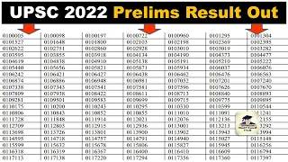 UPSC 2022 Prelims Result Out | UPSC Prelims 2022 Cut off out | UPSC Prelims 2022 Cut-off #UPSC #IAS