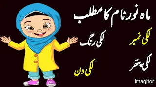 Mahnoor Name Meaning In Urdu || Mahnoor Name Ka Urdu Mai Kiya Matlab Hai || NEVER GIVE UP