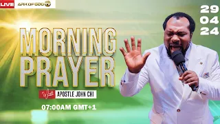MONDAY MORNING PRAYER BROADCAST WITH APOSTLE JOHN CHI (29-04-2024)