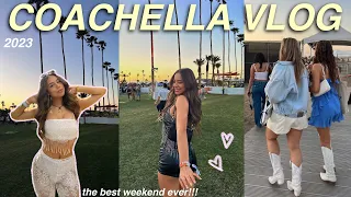 COACHELLA VLOG 2023 🌵🎡 festival outfits, fun events, & dancing all weekend in PALM SPRINGS!!