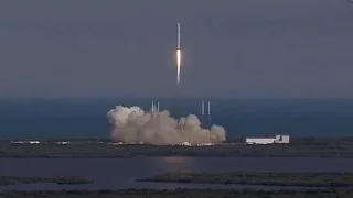 Falcon 9 - Dragon CRS-8 to ISS - NASA-tv - historic launch and landing by Space X