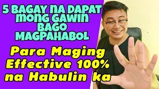 🔴Gawin mo muna ito bago ka magpahabol para maging EFFECTIVE at HABULIN ka talaga | Tambayan ni mael