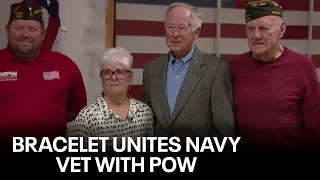 POW bracelet unites Navy veteran and Air Force vet taken during Vietnam Conflict