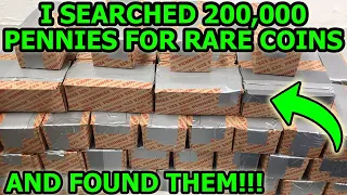 I Looked Through 200,000 Pennies For Rare Coins - INSANE Finds In Biggest Coin Roll Hunt on YouTube