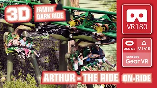 ARTHUR - the Ride VR180 VR roller coaster - Minimoys - Family Dark Ride Europa Park - onride POV 3D