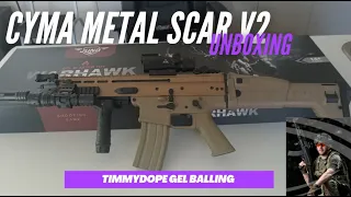 New Metal SCAR-L V2 by CYMA (Gel Blaster) Timmydope Gel Balling.