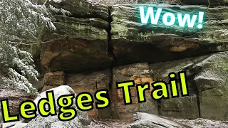 Ledges Trail Cuyahoga Valley National Park  -  Winter Hike