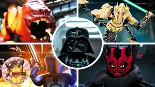 LEGO Star Wars The Complete Saga - All Bosses (With Cutscenes) [1080p]