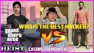 GTA 5 Online Diamond Casino Heist Avi Schwartzman VS Paige Harris | Guide | Who is the best hacker?