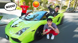 We Took Stephen Sharer's Lamborghini! *SO FUNNY*