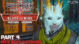 The Witcher 3: Blood and Wine DLC Part 4 Grandmaster Ursine Hunt Next-Gen Upgrade Death March PS5 HD