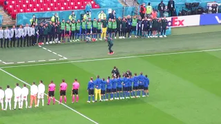 Italy National Anthem vs Spain EURO 2020 // "Il Canto degli Italiani"