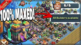 MY TOWN HALL 14 IS NOW A MAX TH14 WITH MAX WALLS! (Clash of Clans)