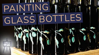 How to Paint Glass Bottles - Easy Methods