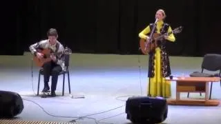 Автор-исполнитель Светлана Копылова в Уфе. Фрагмент концерта. Песни вживую под две гитары.