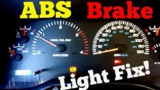 Dodge Ram ABS, Brake Light & Speedometer Fix! (EASY)