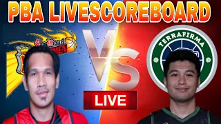 PBA Live today : San miguel beermen vs terrafirma dyip : livescoreboard