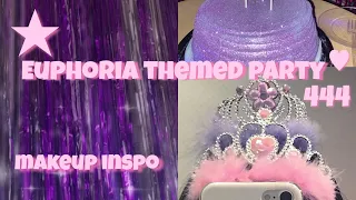 THROWING AND PLANNING A EUPHORIA THEMED PARTY| HIGH SCHOOL PARTY