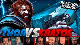 Thor Vs Kratos Full Fight Reaction Mashup | God of War Ragnarok Reactions