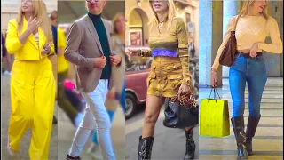OCTOBER OUTFIT Street Fashion ITALIAN STYLE What are People wearing in Italy?