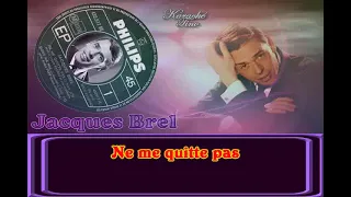 Karaoke Tino - Jacques Brel - Ne Me Quitte Pas - Instru