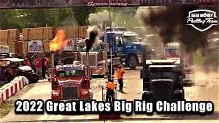 Semi Truck Drag Racing at the Onaway Speedway: Great Lakes Big Rig Challenge