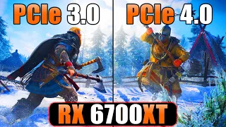 RX 6700XT - PCIe 3.0 vs PCIe 4.0 - Test in 10 Games