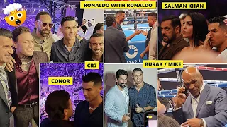 🤣All Celebrities are Interested in Ronaldo Instead of Tyson Fury vs Francis Ngannou!