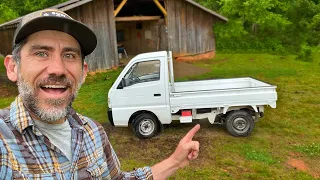 Installing Tiny Storage (ammo box) Under Suzuki Carry Farm Truck