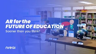 AR for Education: ETRI, VR CREW Inc. using Nreal Light