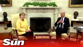 Joe Biden welcomes 'great friend' Angela Merkel to the White House