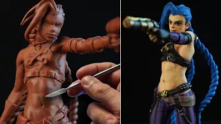 Sculpting JINX | Arcane [ League of Legends ]