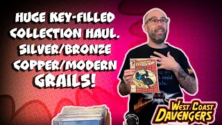 Unboxing a Comic Book Collection Full of Keys! Silver/Bronze/Copper/Modern Grails Acquired!