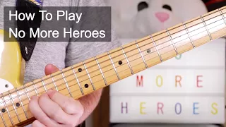 'No More Heroes' The Stranglers Guitar & Bass Lesson